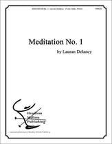 Meditation No. 1  P.O.D. cover